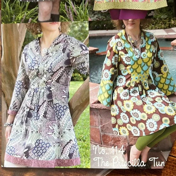 Serendipity Studio No. 114 The Princess Tunic sewing pattern New uncut - Picture 8 of 9